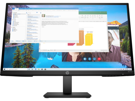 HP 22H94E9 HP M27ha Monitor 27 FHD 1920x1080 HDMI, DP, HP Renew
