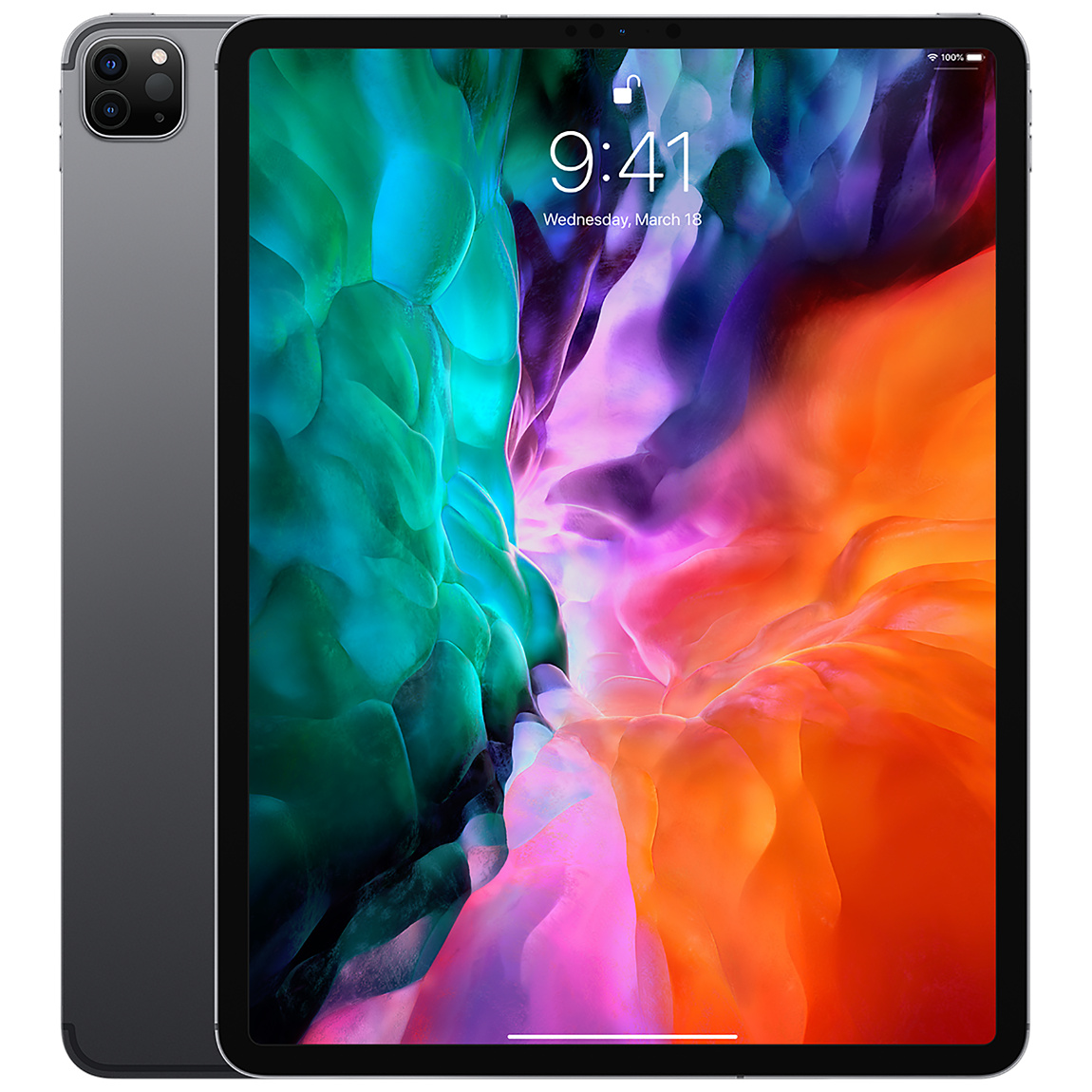 2020 Apple iPad Pro 12.9 4th Gen, Cellular, 256GB, Space Gray, Grade A-