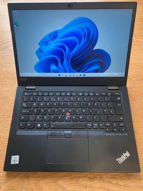 Lenovo Thinkpad L13 Core i5-10210U 13.3” 8GB Ram 256GB SSD Webcam Win 11 Pro 
- Wear to Keyboard  Palmrest + Small Cosmetic Crack in plastic left of trackpad - see photo