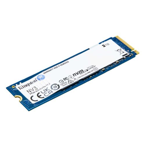 2TB Kingston M.2 2280 NV2 SSD Drive, New 
